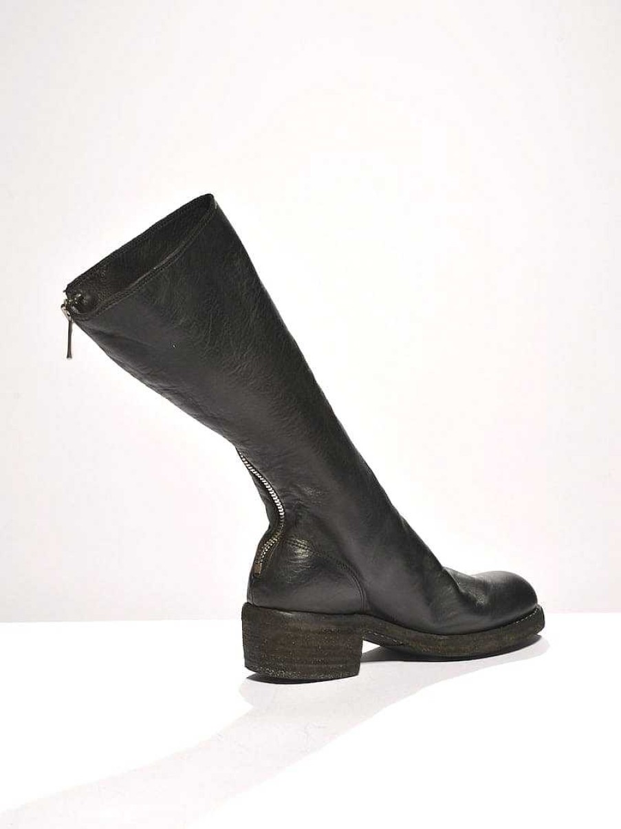 Chaussures Guidi | Bottes Avec Fermeture Eclair A L'Arriere