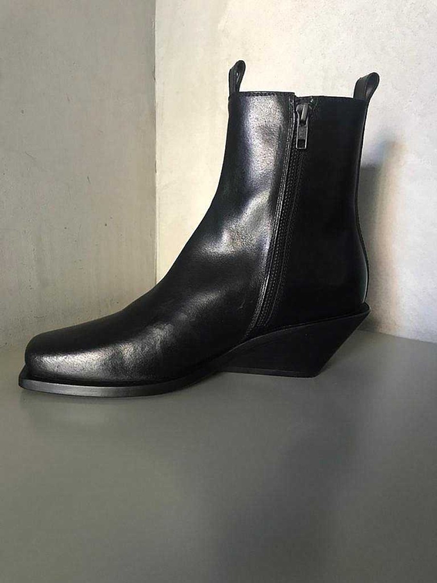 Chaussures Ann Demeulemeester | Bottines A Talon Incline